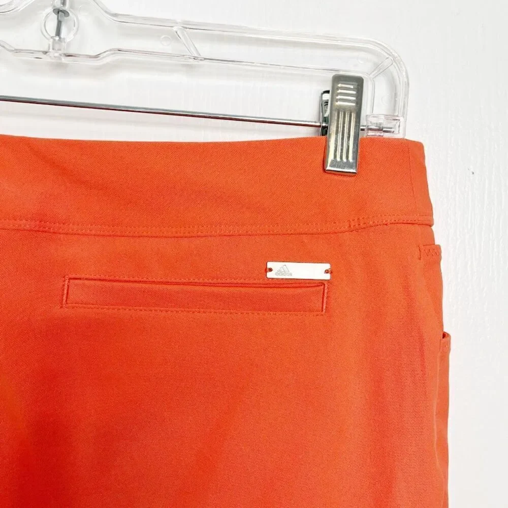 Adidas Pull On Pocket Bermuda Dress Stretch Climacool Sport Walking Shorts